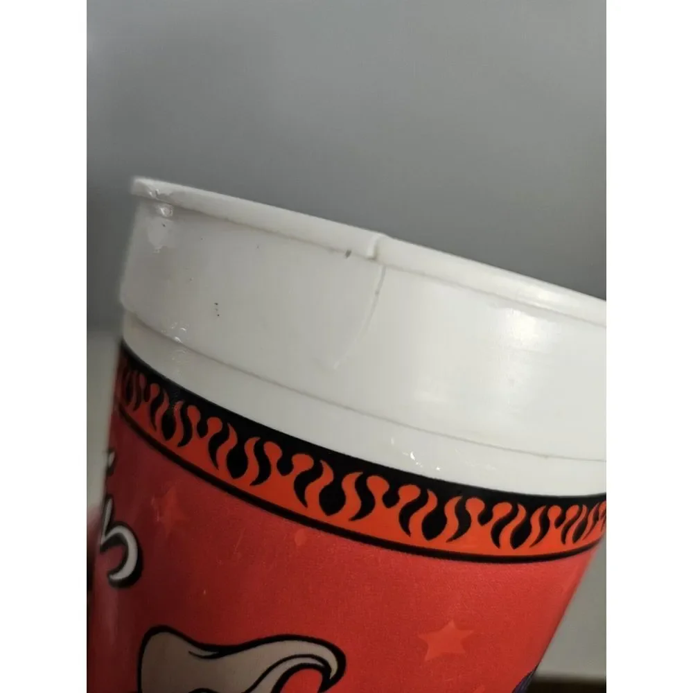 Vintage Disney Aladdin Burger King Plastic Cup Featuring Jafar*READ* Cracked Rim